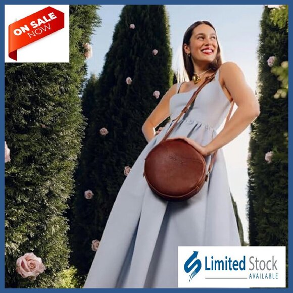 Full Grain Leather Crossbody Bag with Adjustable Strap, Exterior & Interior - Picture 8 of 8